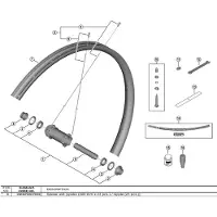 Shimano 300 Mm Wh-m9200-tl-f15-b-29 Ewhspokey0009 Spaken En Tepels Kit 24 Eenheden