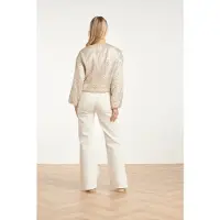 Smashed Lemon Straight fit jeans met hoge taille |