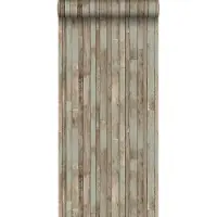 ESTAhome behang sloophout vergrijsd blauw - 53 cm x 10.05 m - 138812