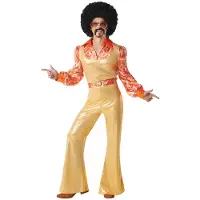 Boland - Kostuum Funky king (M/L) - Volwassenen - Danser/danseres - 70's - Retro - Groovy - Dancing King - Carnaval - Themafeest