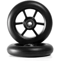 North Stuntscooterwielen - Club - 24 mm - Matzwart/Zwart - Polyurethan-