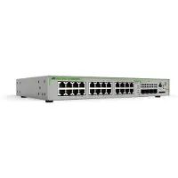 Allied Telesis AT-GS970M/28PS-50 switch, kleur zilver, één maat / EU-stekker, 220V, kleur zilver, één maat