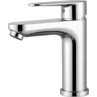 CECIPA MAX Auralum Max Wastafelkraan Chroom - Badkamerkraan - Wastafel Kraan - Mengkraan Wastafel - Warm & Koud - Waterbesparend - RVS - Chroom