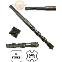 ALLBE 10.0 x 210 mm sds+ kruis / 10 stuks