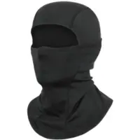 Sanorum 1 x Skimutsen - Bivakmuts - Kap - Hoed - Fleece gevoerd, winddicht - Geschikt voor fietsen in de winter, skiën en buitensporten - Multifunctionele thermische muts - Kindermaat - Hennepzwart