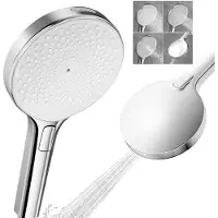 Auralum Max Douchekop - Regendouche - Wellness - 4 Sproeistanden - Hoge Druk - Moderne Handdouche - Waterbesparende - Chrome