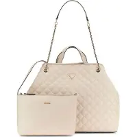 GUESS shopper Giully II 2 in 1 Tote Bone beige
