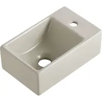 Wiesbaden Fontein rhea xxs 30,5x18x11 cm rechts keramiek beige