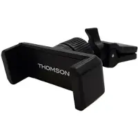 Thomson 360° draaibare telefoonhouder. Bevestiging aan het luchtrooster van het voertuig dankzij de stevige klem.