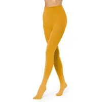 Merry Style - Thermo Panty - Winter panty - Fleece Panty - Zachte Panty - Fleece legging - Warme Panty - Mosterd - XS/S - MS-ATX-442-Tights