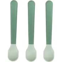 Done by Deer Easy-grip foodie lepel 3-pack Green