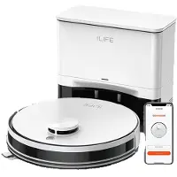 ILIFE Lanoba -Robotstofzuiger met Dweilfunctie - Met Laadstation - Dweilrobot - Inclusief Applicatie - Zelf Legen - 180 Looptijd