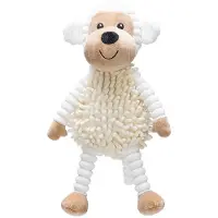 Beeztees Eco Hondenknuffel Aap Jeppe - Hondenspeelgoed - Pluche - 36x30 cm