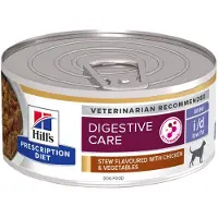 Hill's Pet Nutrition Prescription Diet i/d Low Fat Stoofpotje Hondenvoer Nat Kip & Groenten 24 x 156 gr