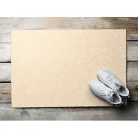 Coloray Deurmat voor binnen - Beige Design Deurmat - Zand Inloopmat - Wasbare Deurmat - Deurmat Aan Huis - 60x40 cm
