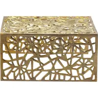 Wohnling Salontafel aluminium goud 60 cm - WL7.503