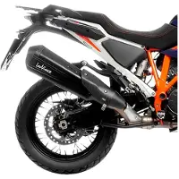 Leovince Lv-12 Black Edition Ktm Super Adventure 1290 R Abs 21-24/super Adventure 1290 S Abs 21-24 Niet Gehomologeerde Demper