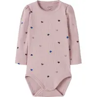 Name it Rompertje/body 'NBFNUTTI' blauw / bruin / sering