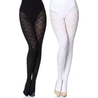 Merry Style Dames Panty 2 Pack - 60 DEN- 3D-technologie - Polyamide – Zwart/Wit – S - MS-GB-328-2B