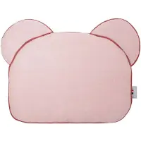 Sevira Kids - Katoenen babykussen plat en omkeerbaar - Oudroze 27 x 35 cm