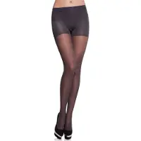 Merry Style Dames Panty - 40 DEN - Medium gloss - Polyamide - MS-GB-128-nn - Grafiet - S