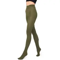 Merry Style Dames Panty - 40 DEN - Medium gloss - Polyamide - SS-Hiver-40 - Khaki - XS-S