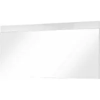 Huisenthuis.nl Spiegel Bologna Wit - MDF - Rechthoek - Breedte 134 cm - Hoogte 63 cm - Diepte 3 cm