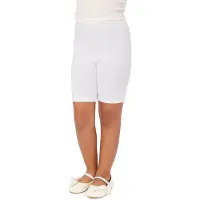 Merry Style MS-MS10-227-LE Meisjes Leggings - Sport - Vrijetijdsbroek - Kort - Katoen - Sporbroek - Yogabroek - Wit - 110