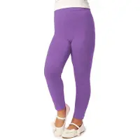 Merry Style MS-MS10-130-LE Meisjes Lang Leggings - Sport - Vrijetijdsbroek - Lang – Viscose - Sporbroek - Yogabroek - Paars - 116