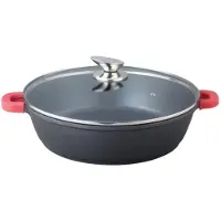 Bavary – braadpan – keramisch – anti-aanbak inductie – Ø 36 cm – zwart – met deksel
