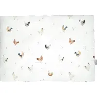 Sevira Kids - Katoenen babykussen plat en omkeerbaar - Ecru 35 x 40 cm