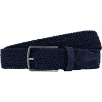 Lindenmann Lindemann donkerblauw riem elastisch stretch stijlvol