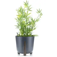 HowHomely Moss - Ecologische Plantenbak - Antraciet - Op Poten - UV- en Vochtbestendig