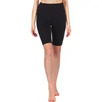 Merry Style Dames Leggings - Sport - Vrijetijdsbroek - Korte - Viscose - MS-MS10-219-LE - Zwart - S