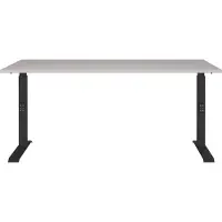 Huisenthuis.nl Bureau Galileo Zwart - Kasjmier - 160x80cm - Hoogte 91 cm - In hoogte verstelbaar