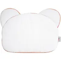 Sevira Kids - Katoenen babykussen plat en omkeerbaar - Wit 27 x 35 cm