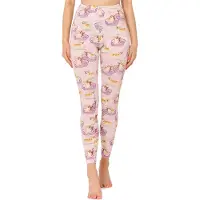 Merry Style Dames Leggings - Sport – Lange – Katoen - Sportbroek – Vogels/Bloemen – S - MS-MS10-338-LE