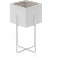HowHomely Flore Loft - Bloempot met standaard - Modern - Stijlvol - Functioneel - 23 cm