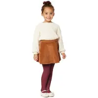 Merry Style WL-010 Kinderen Panty - 60 DEN -Microvezel - Meisjes - Polyamide - Bordo - 140-146