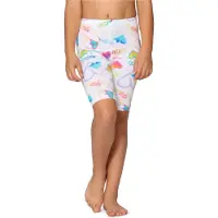 Merry Style Meisjes Leggings - Sport - Vrijetijdsbroek - Korte - Katoen - Wit/Harten/Meow - 116 - MS-MS10-406-LE