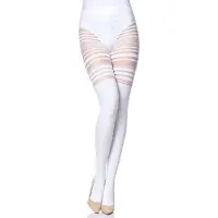 Merry Style Dames Panty - 60 DEN - Polyamide - Microvezel - MS-GB-252 - Wit - L