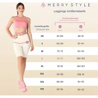 Merry Style MS-MS10-431-LE Dames Leggings - Sport - Vrijetijdsbroek - Kort - Viscose - Sporbroek - Yogabroek - Marineblauw - S