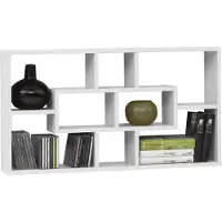 Huisenthuis.nl Wandrek Idaho Wit - Breedte 85 cm - Hoogte 47.5 cm - Diepte 16 cm