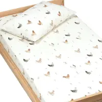 Sevira Kids - Katoenen hoeslaken - ecru 70x140 cm
