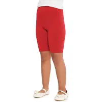 Merry Style MS-MS10-227-LE Meisjes Leggings - Sport - Vrijetijdsbroek - Kort - Katoen - Sporbroek - Yogabroek - Rood - 158
