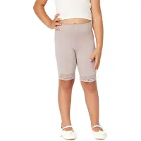 Merry Style Meisjes Leggings - Sport - Vrijetijdsbroek - Korte - Katoen - Caffe Latte - 152 - MS-MS10-434-LE
