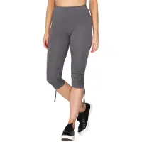Merry Style Dames Leggings - Sport - Vrijetijdsbroek - ¾ Lang - Katoen - Donker gemêleerd - S - MS-MS10-380-LE