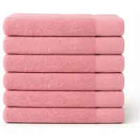 Saphira FRESH Handdoeken – 30x50 cm – Set van 6 – Roze – 100% Katoen – Ultra Zacht – Hoog Absorptievermogen – Sneldrogend – Hotelkwaliteit