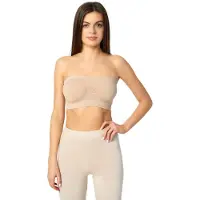 Merry Style Dames Pads Bandeau Top – Beige – S/M - MS-HS-06-161