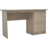 Huisenthuis.nl Bureau Rinke Sonoma - MDF - 121x60cm - Met opbergruimte - Hoogte 75 cm - Met lades